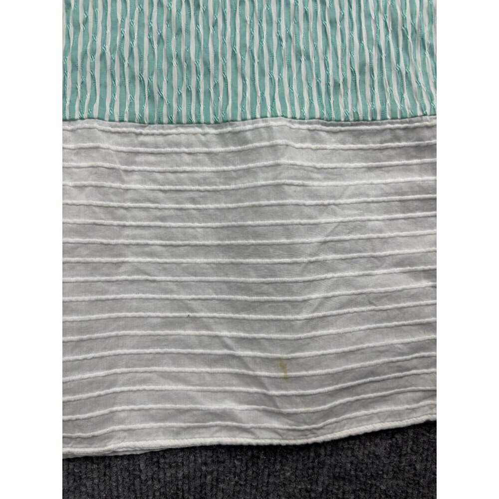 Flagpole NYC Dress Womens Medium Blue White Stripe Colorblock Kate Belted Maxi - Picture 6 of 12